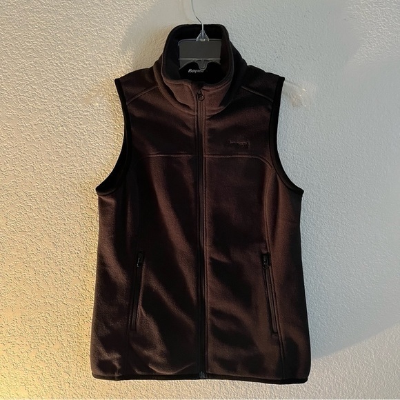 Bergans of Norway 1679 Hopen Lady Vest Fleece Sleeveless BLACK Full Zip S Hike‎ - Picture 1 of 7